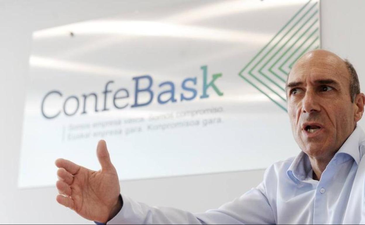 Eduardo Zubiaurre, presidente de Confebask. 