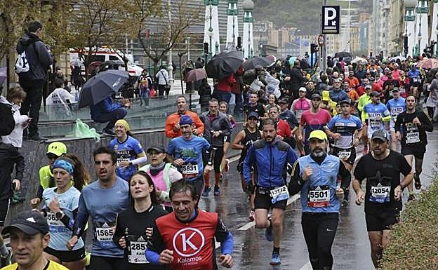 ¿Qué tiempo está previsto para la Behobia - San Sebastián?