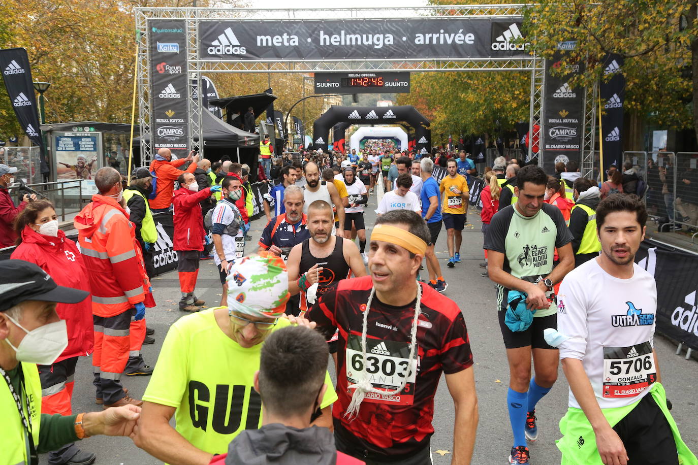 Fotos: Fotos de la Behobia San Sebastián 2021 en la llegada del Boulevard