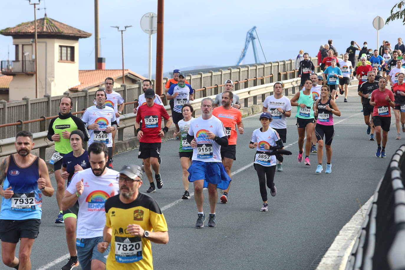 Fotos: Fotos de la Behobia San Sebastián 2021 entre Pasaia y Herrera