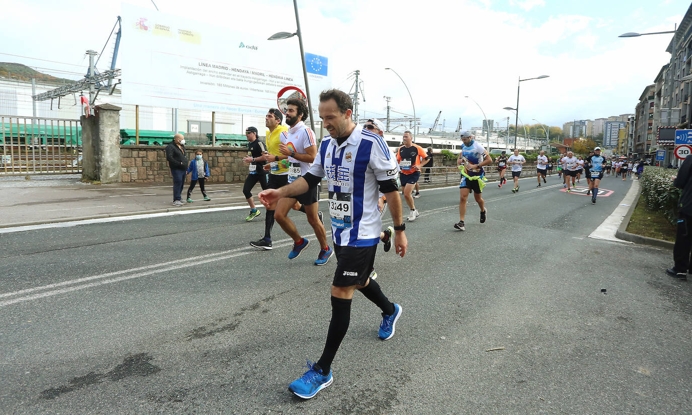 Fotos: Fotos de la Behobia San Sebastián 2021 entre Pasaia y Herrera