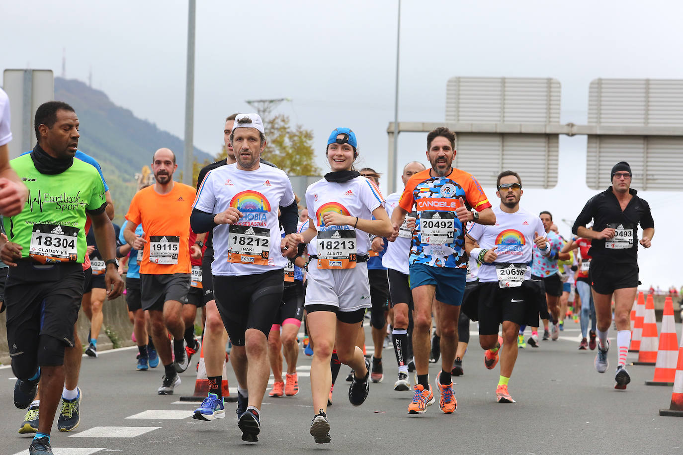 Fotos de la Behobia San Sebastián 2021 en Errenteria