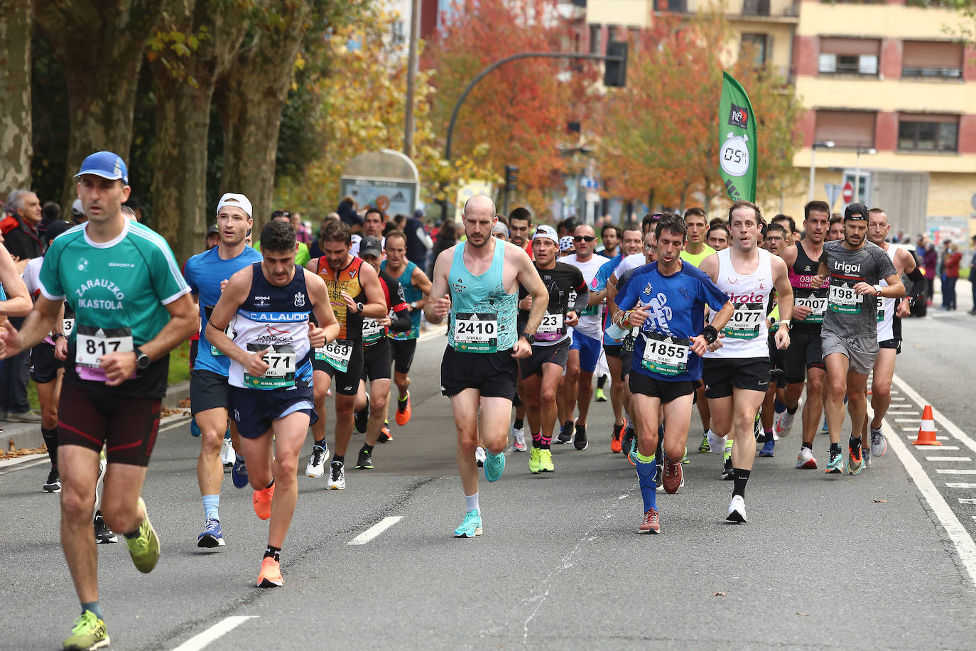 Fotos: Imágenes de los corredores al paso por Herrera