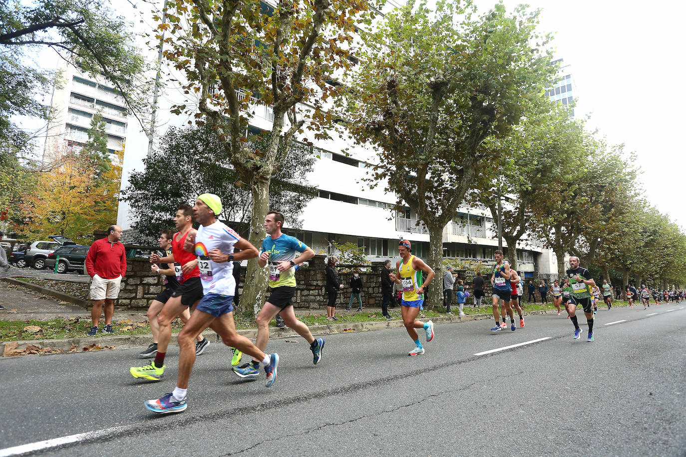 Fotos: Imágenes de los corredores al paso por Herrera