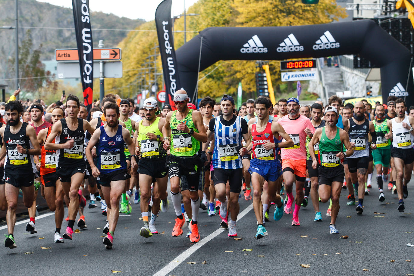 Salida de la Behobia - San Sebastián 2021