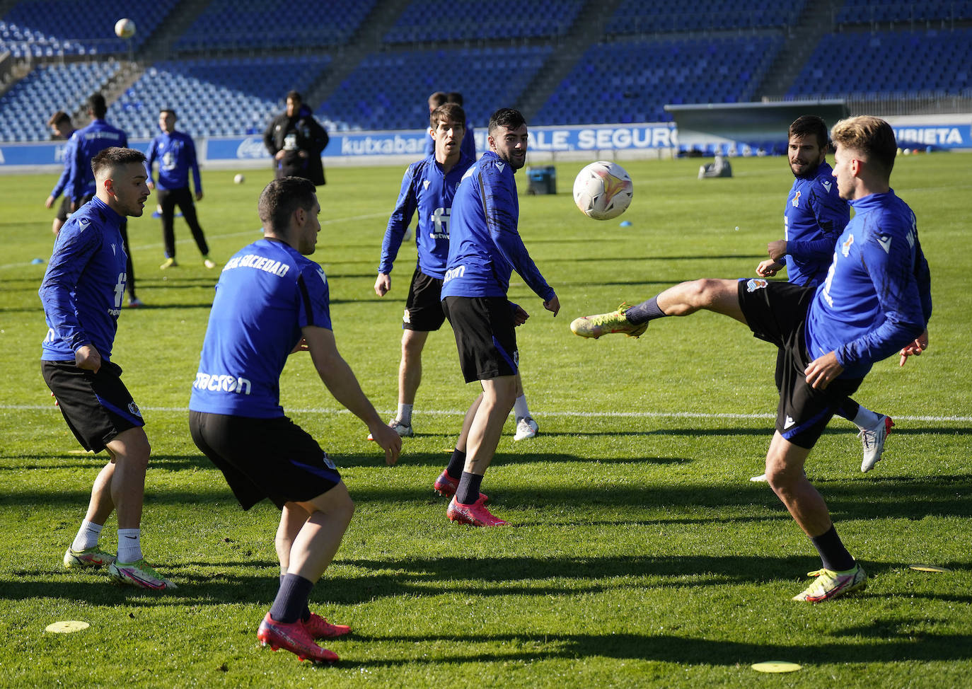 Fotos: Las mejores imágenes del entrenamiento de la Real Sociedad