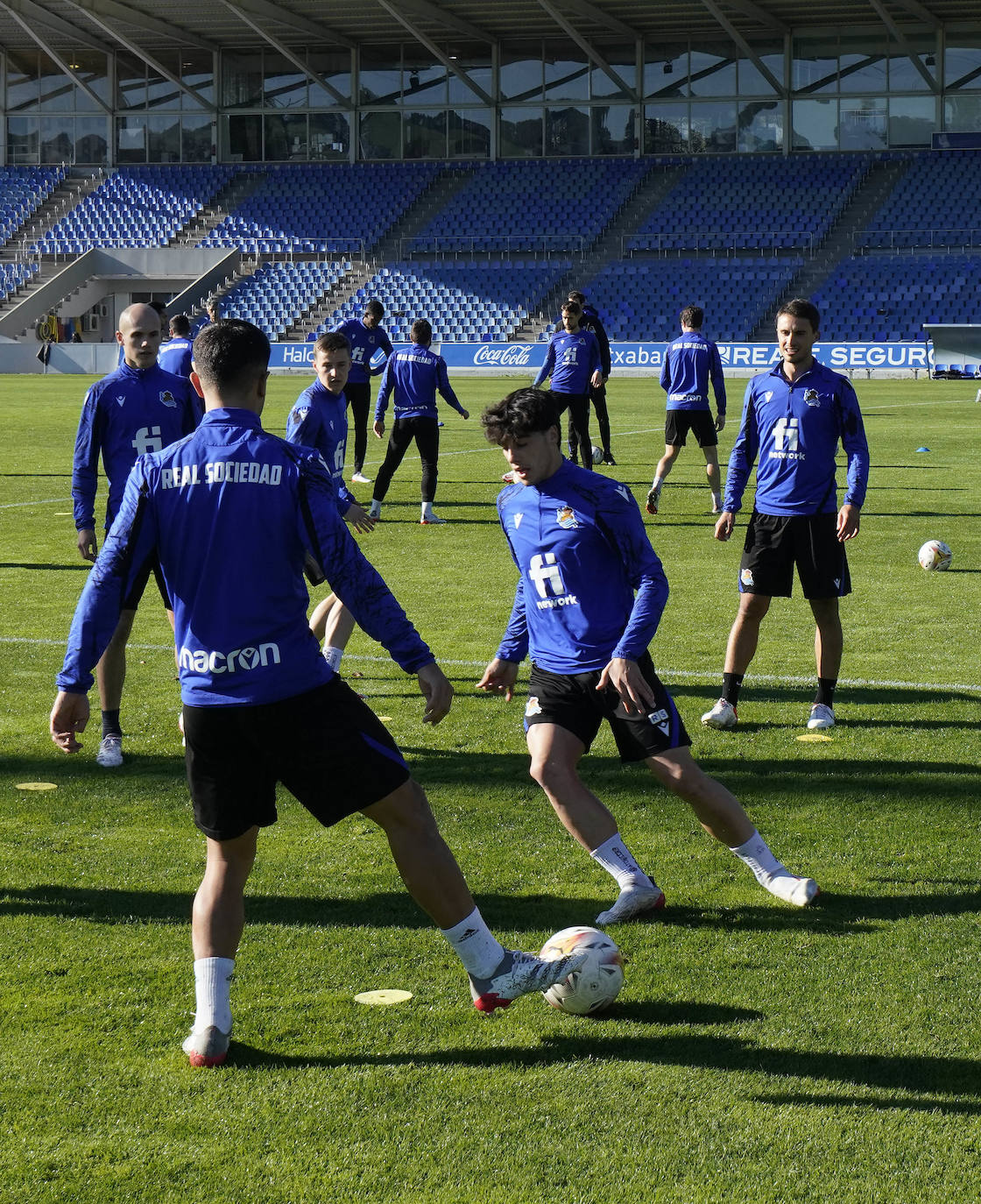 Fotos: Las mejores imágenes del entrenamiento de la Real Sociedad