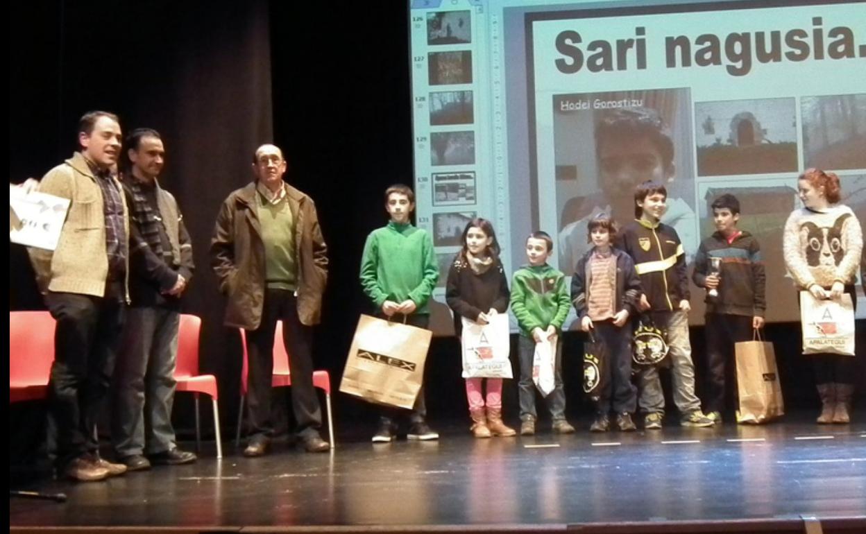 Entrega de premios del Rally fotográfico de una anterior edición. 