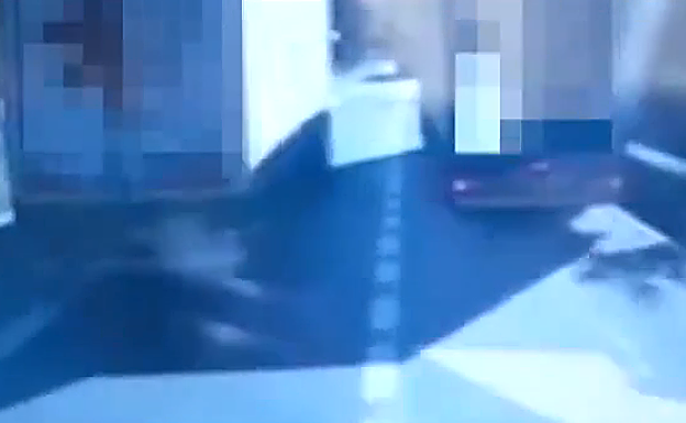 El camionero se justificó diciendo que quería «llegar antes que otros camioneros para poder aparcar».