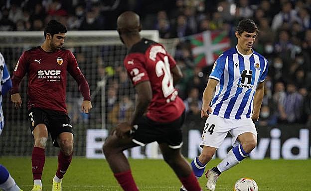 El 1x1 de los jugadores de la Real Sociedad ante el Valencia