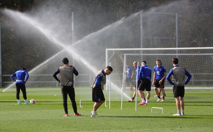 Fotos del entrenamiento de la Real