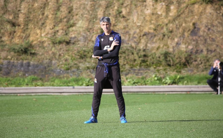 Fotos del entrenamiento de la Real