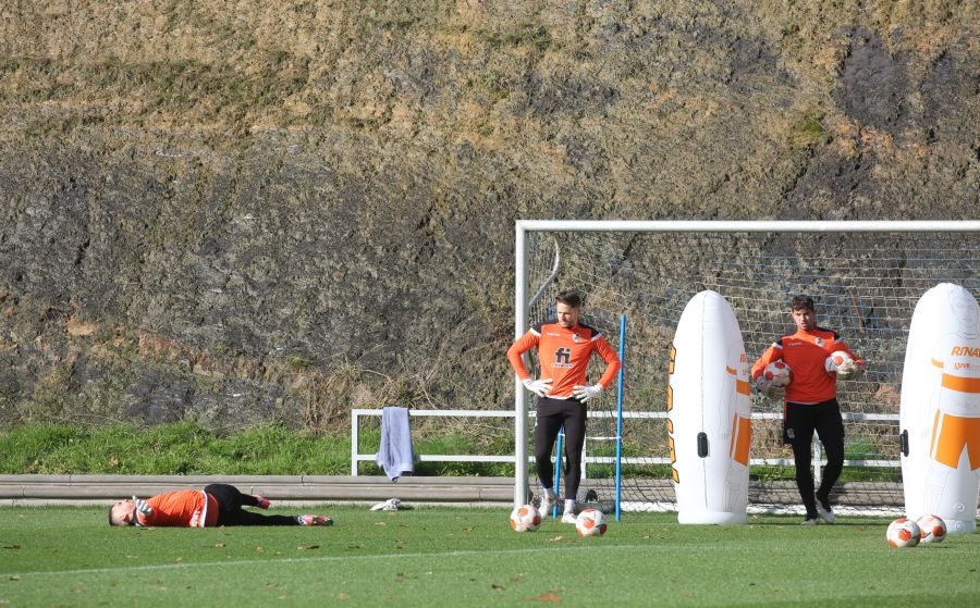 Fotos del entrenamiento de la Real