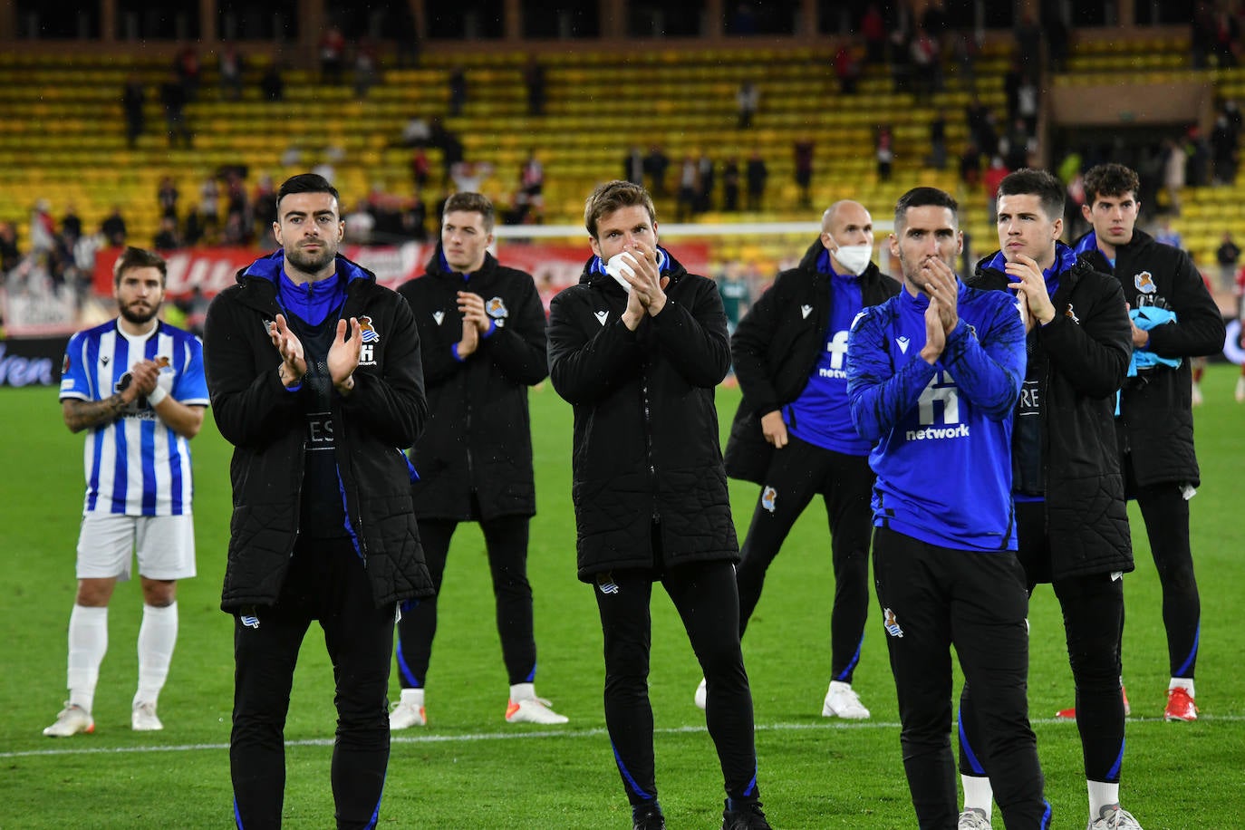 Fotos del partido entre el Mónaco y la Real Sociedad