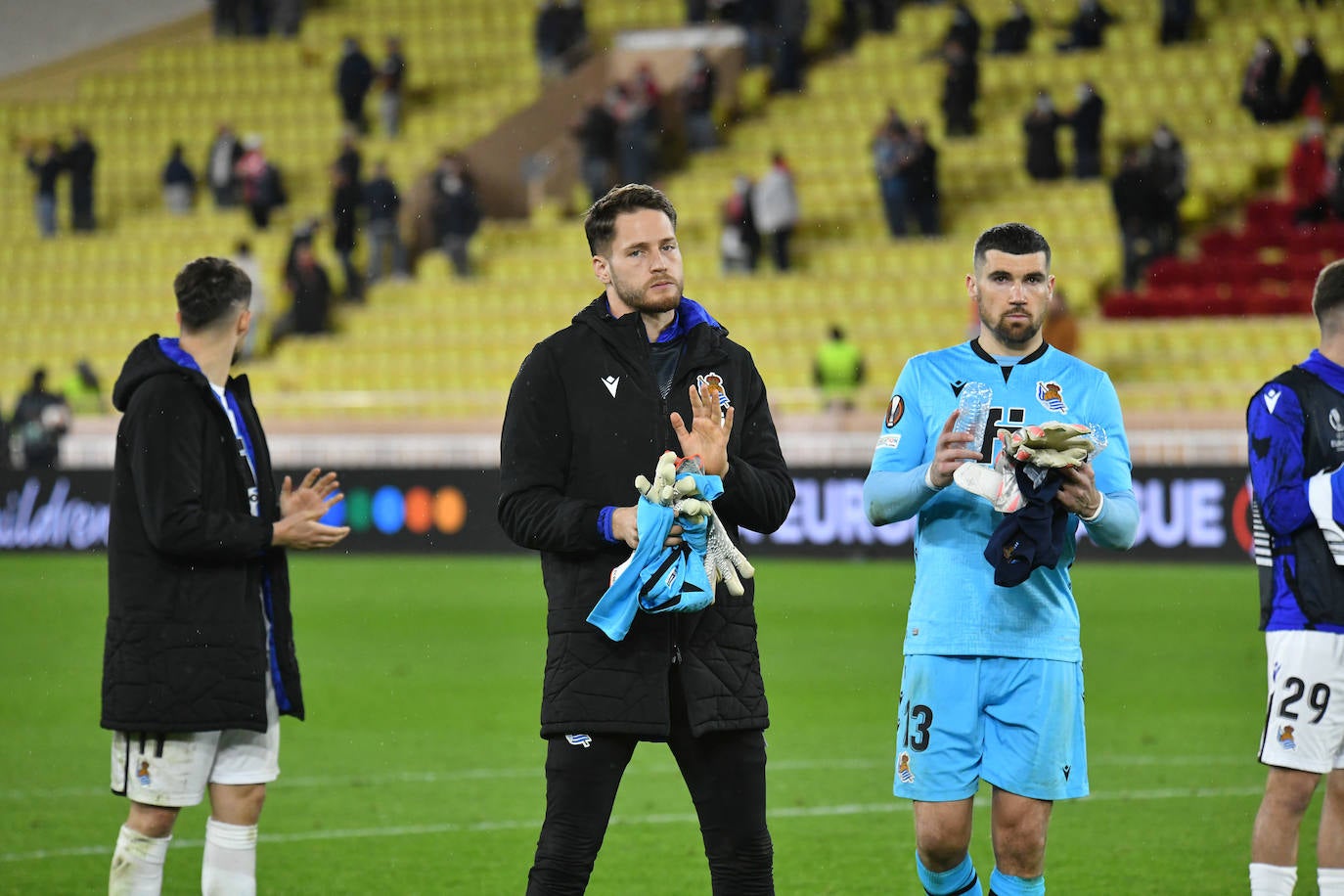 Fotos del partido entre el Mónaco y la Real Sociedad