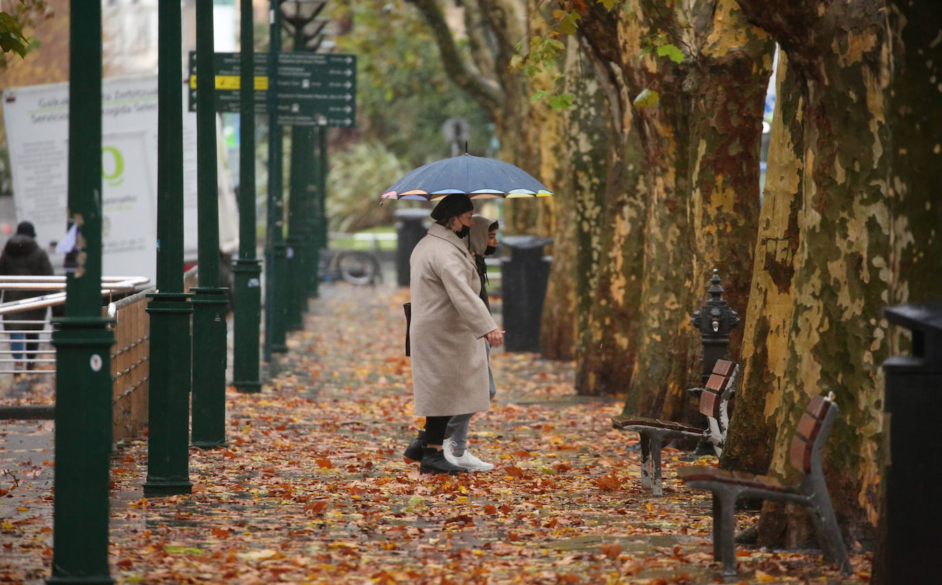 Fotos: Jornada de lluvias intensas en Gipuzkoa