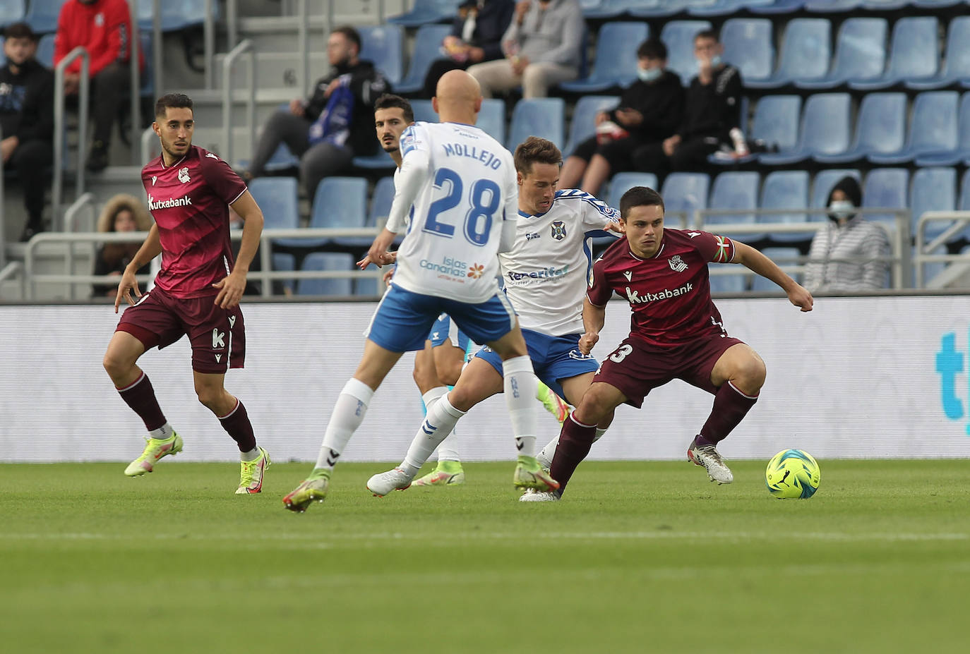 Tenerife-Real Sociedad B: 2-0: Gaizka Ayesa sigue sin levantar cabeza