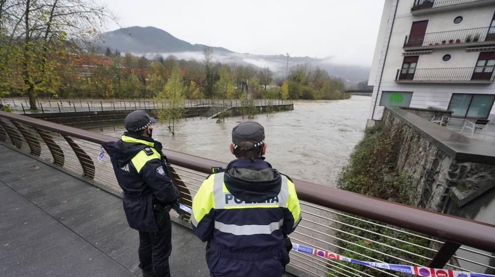Desbordamientos puntuales en Gipuzkoa