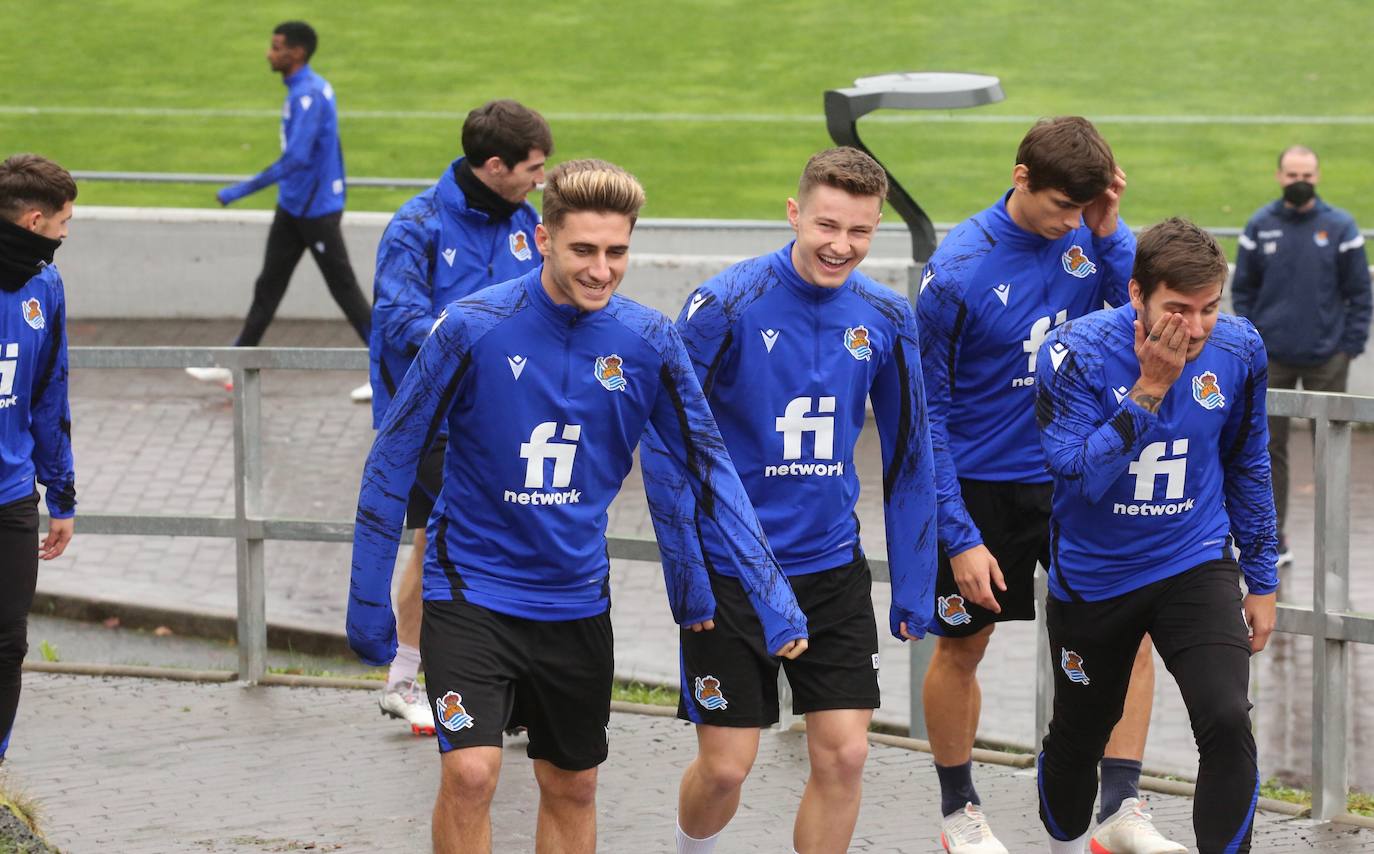 Fotos: Último entrenamiento antes de recibir al Real Madrid