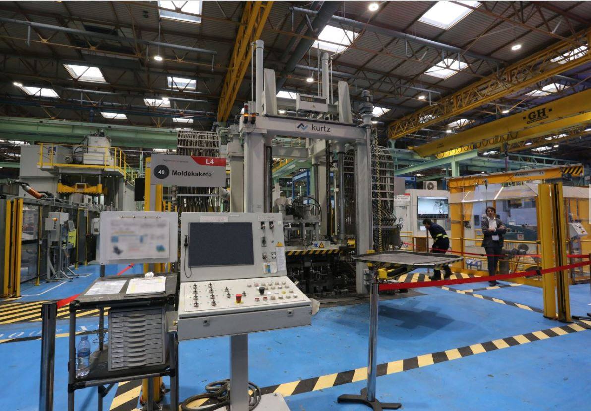 Interior de la planta de Fagor Ederlan en Bergara