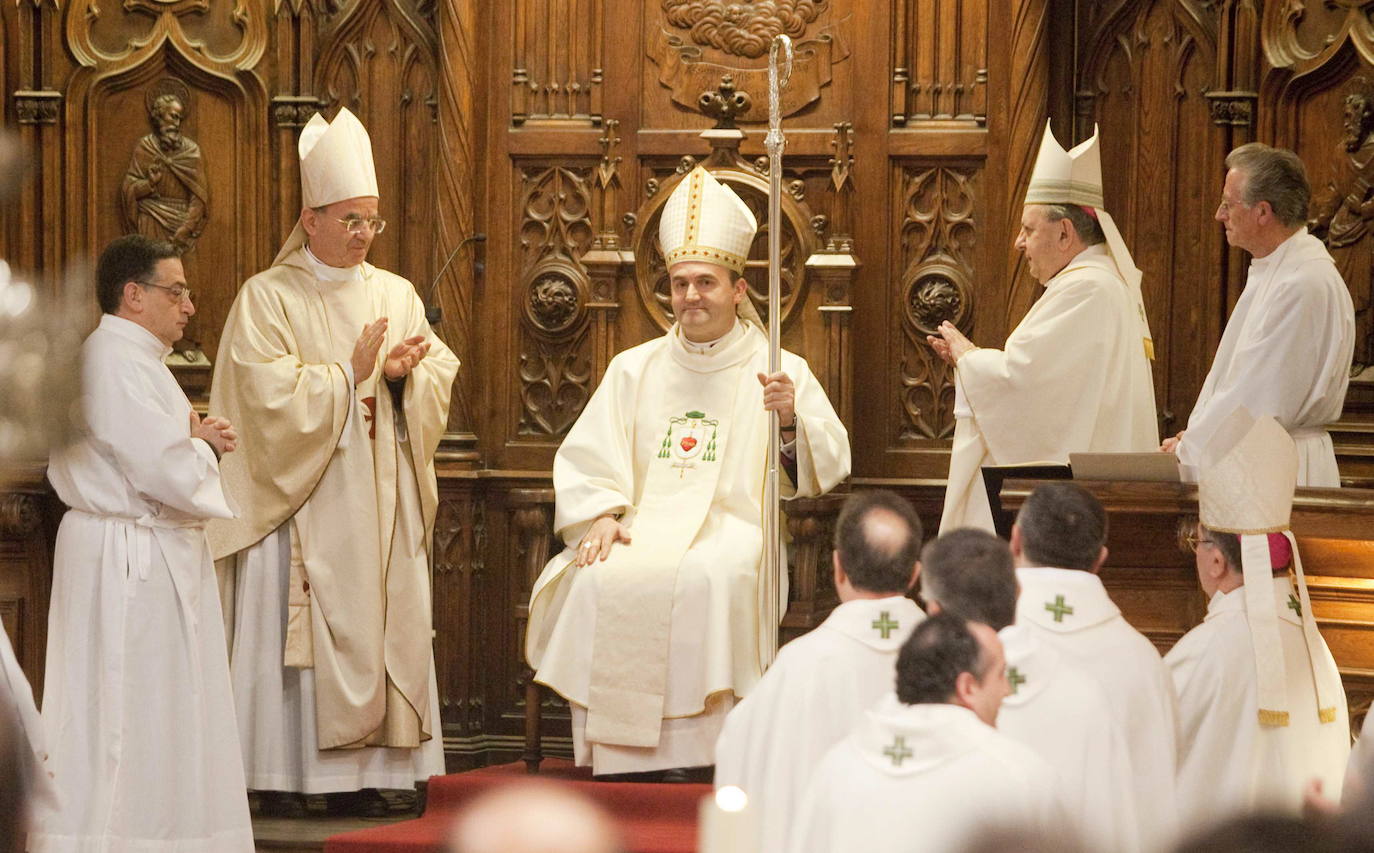 Toma de posesión de Jose Ignacio Munilla en el Buen Pastor como obispo de San Sebastián en enero de 2010