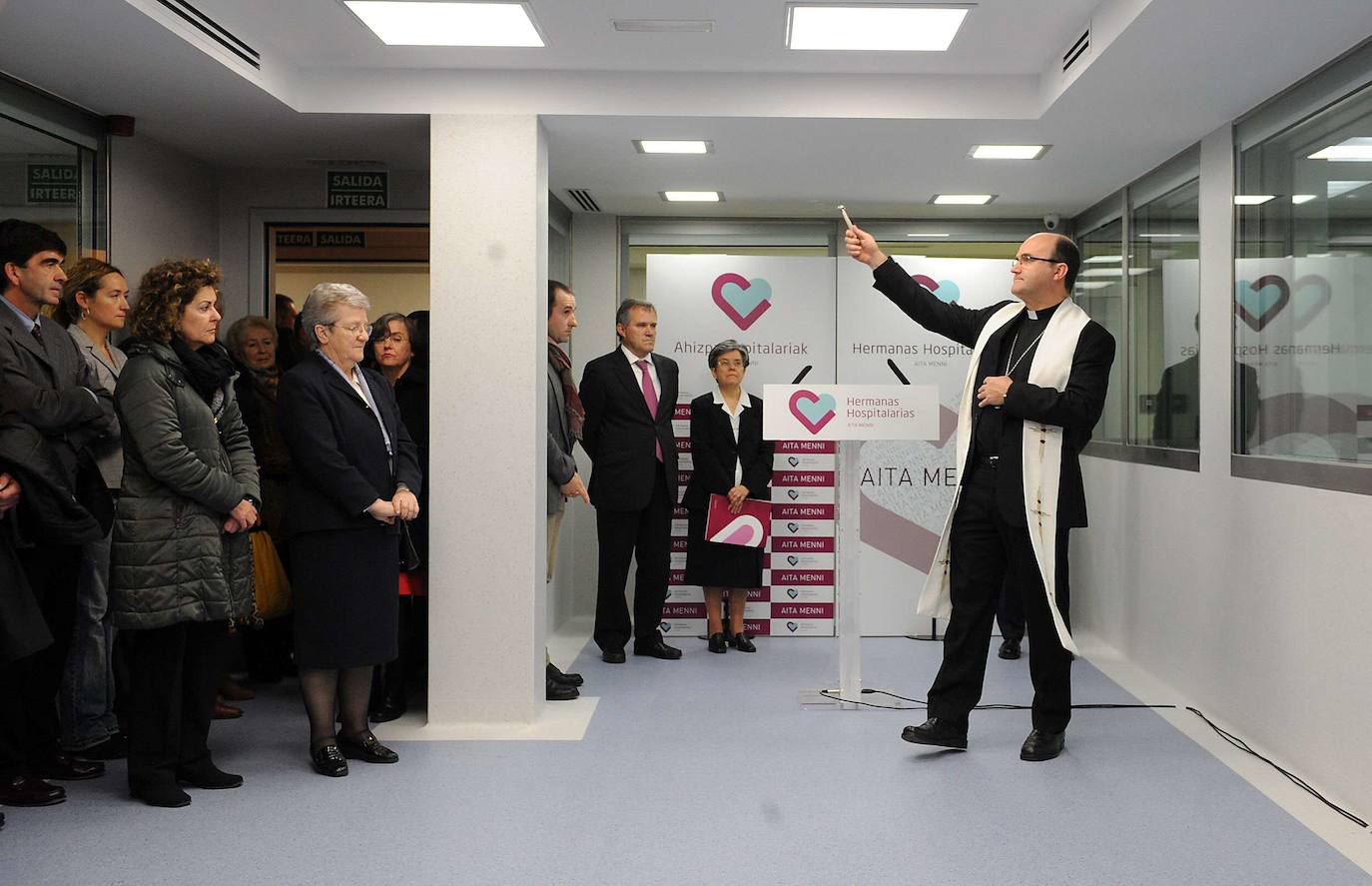 Inauguración de la nueva entidad de psiquiatría en el Hospital Aita Menni en 2013