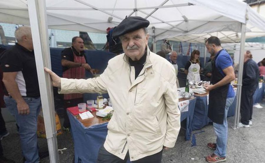 Luis Irizar, en una entrevista concedida a este periódico durante el VIII Concurso intersociedades Luis Irizar de emrluza a la donostiarra, organizada en apoyo a la Fundación Etiopia-Utopia