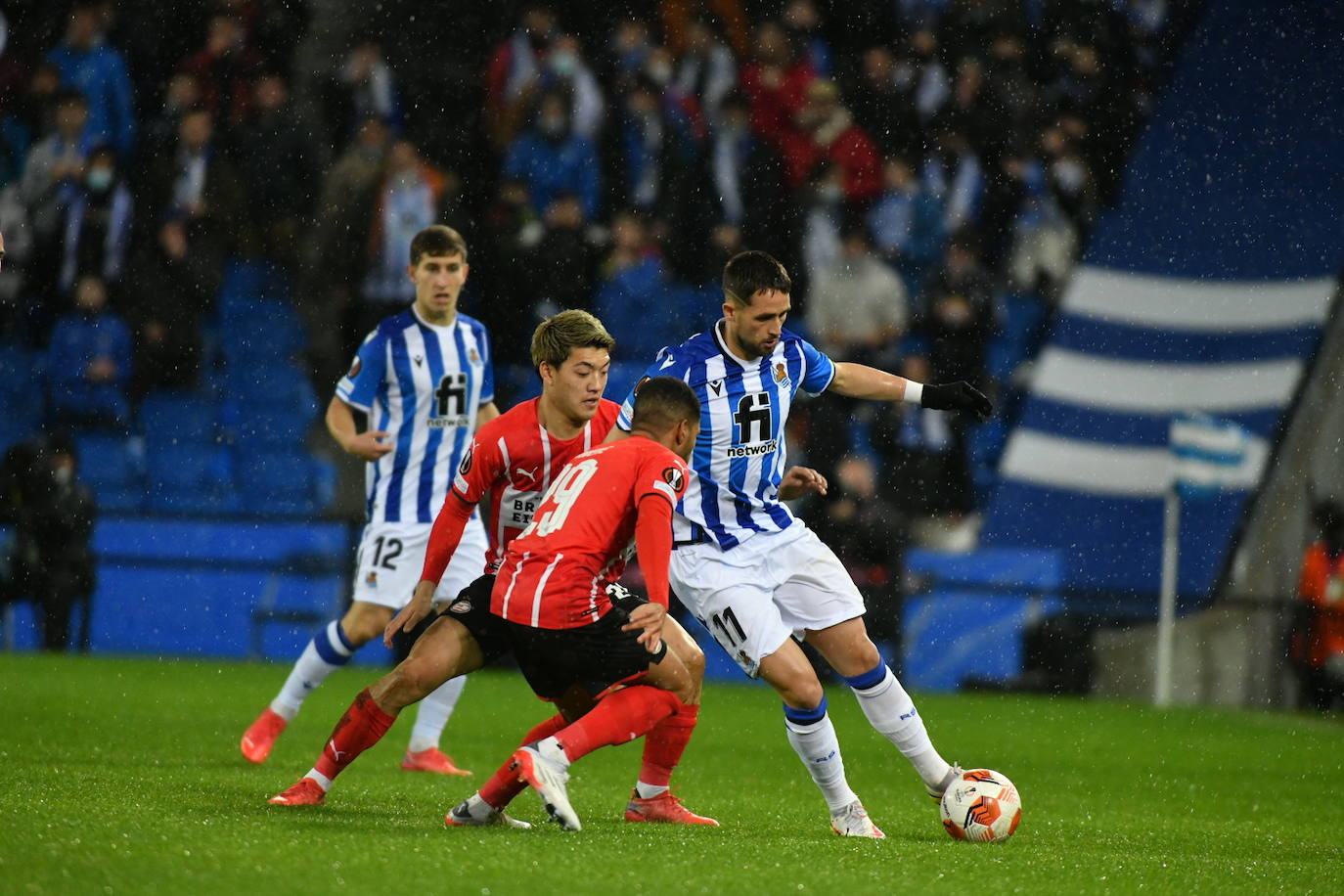 Fotos: Las mejores imágenes del partido entre la Real Sociedad y el PSV