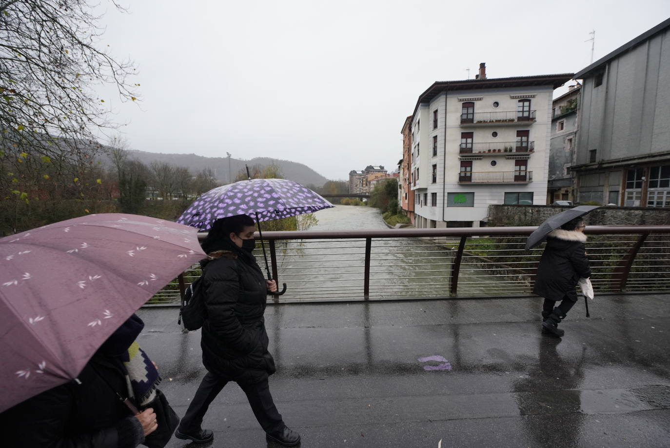 Confluencia del Leitzaran con el Oria en Andoain. 