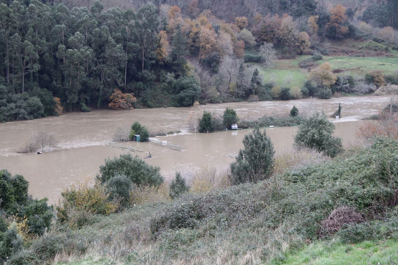 Fotos: Inundaciones en Deba por la crecida del río