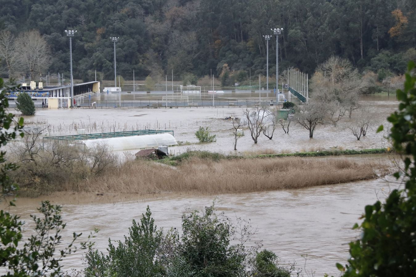 Fotos: Inundaciones en Deba por la crecida del río