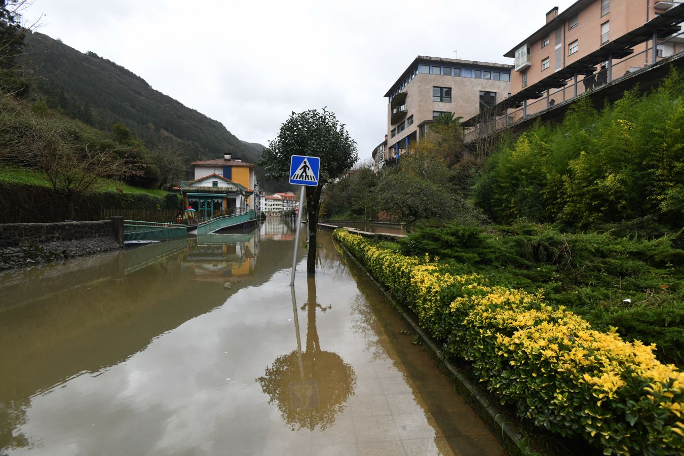 Fotos de las inundaciones en Mendaro