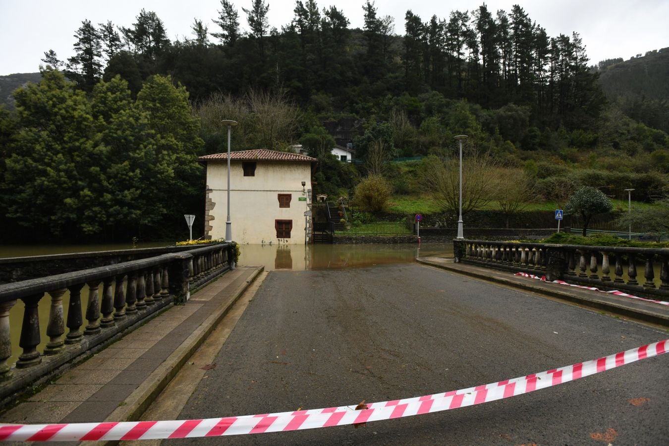 Fotos de las inundaciones en Mendaro