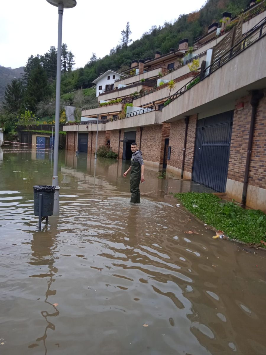 Fotos de las inundaciones en Mendaro