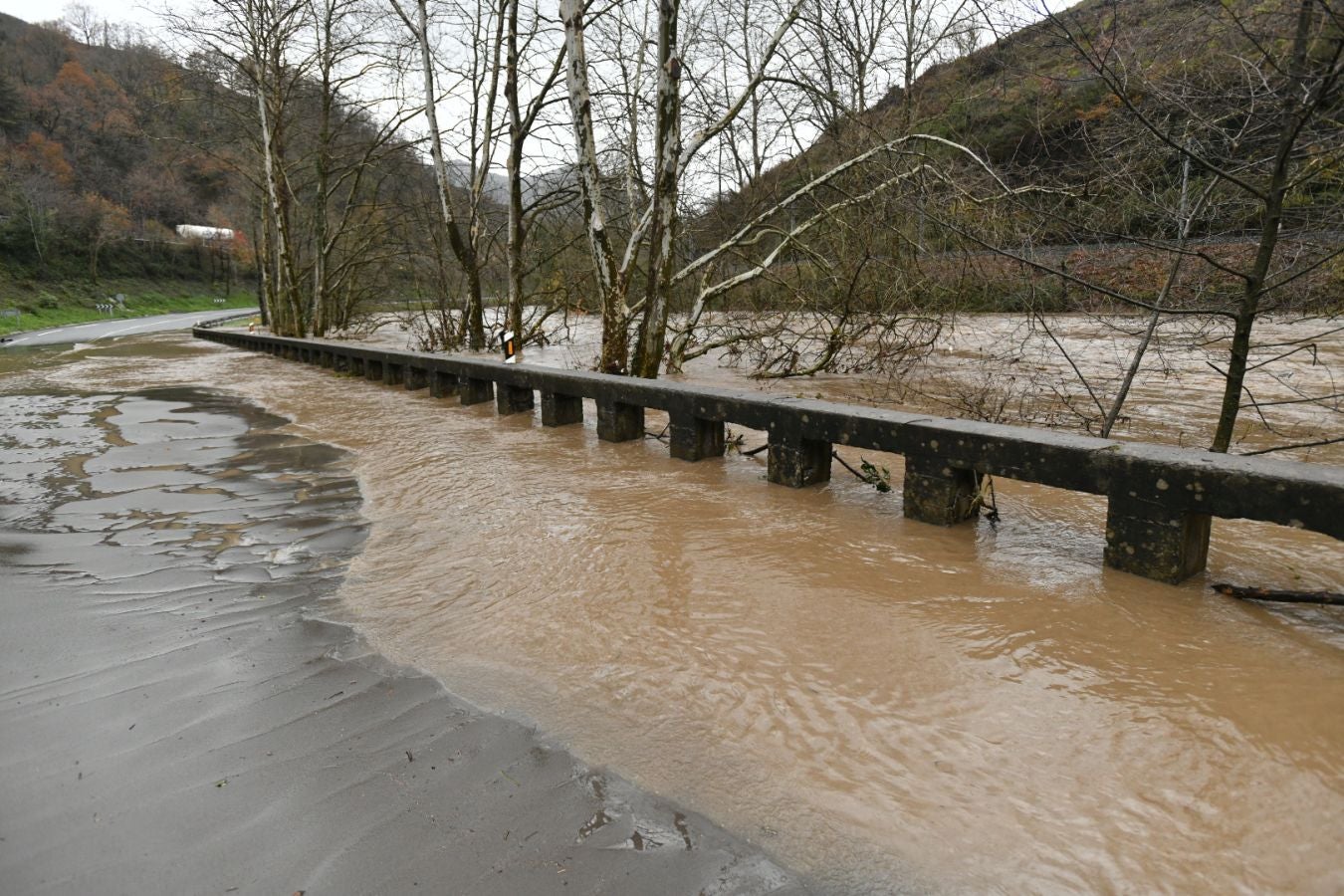 Fotos de las inundaciones en Mendaro