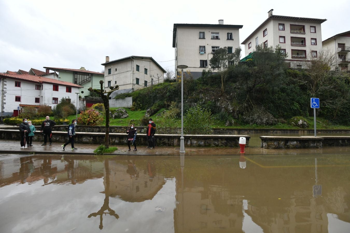 Fotos de las inundaciones en Mendaro