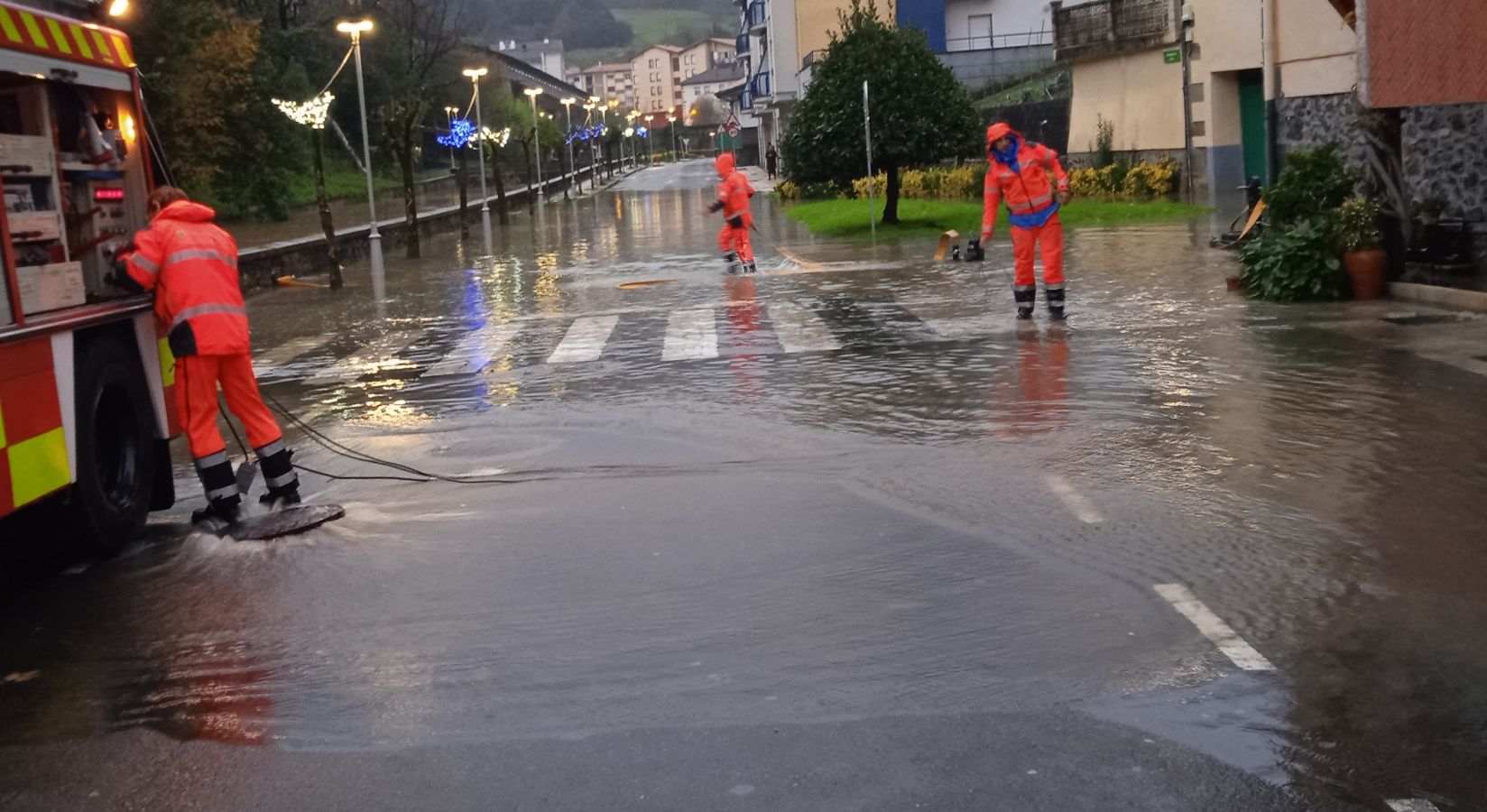 Fotos de las inundaciones en Mendaro