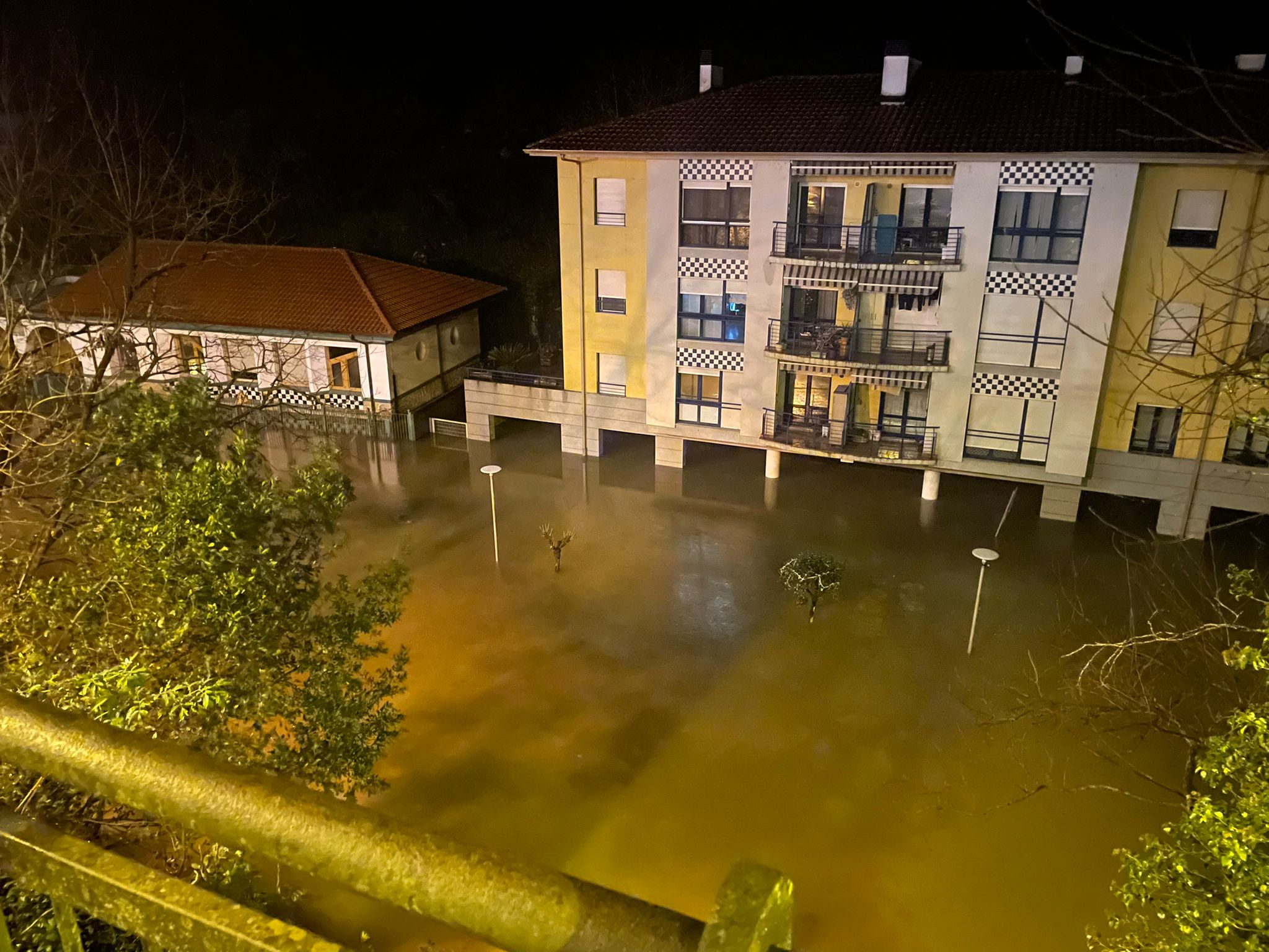 Fotos de las inundaciones en Mendaro