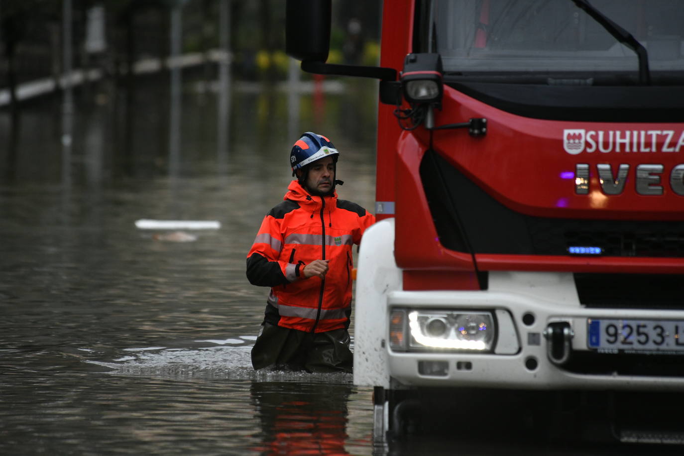 Fotos de las inundaciones en Mendaro