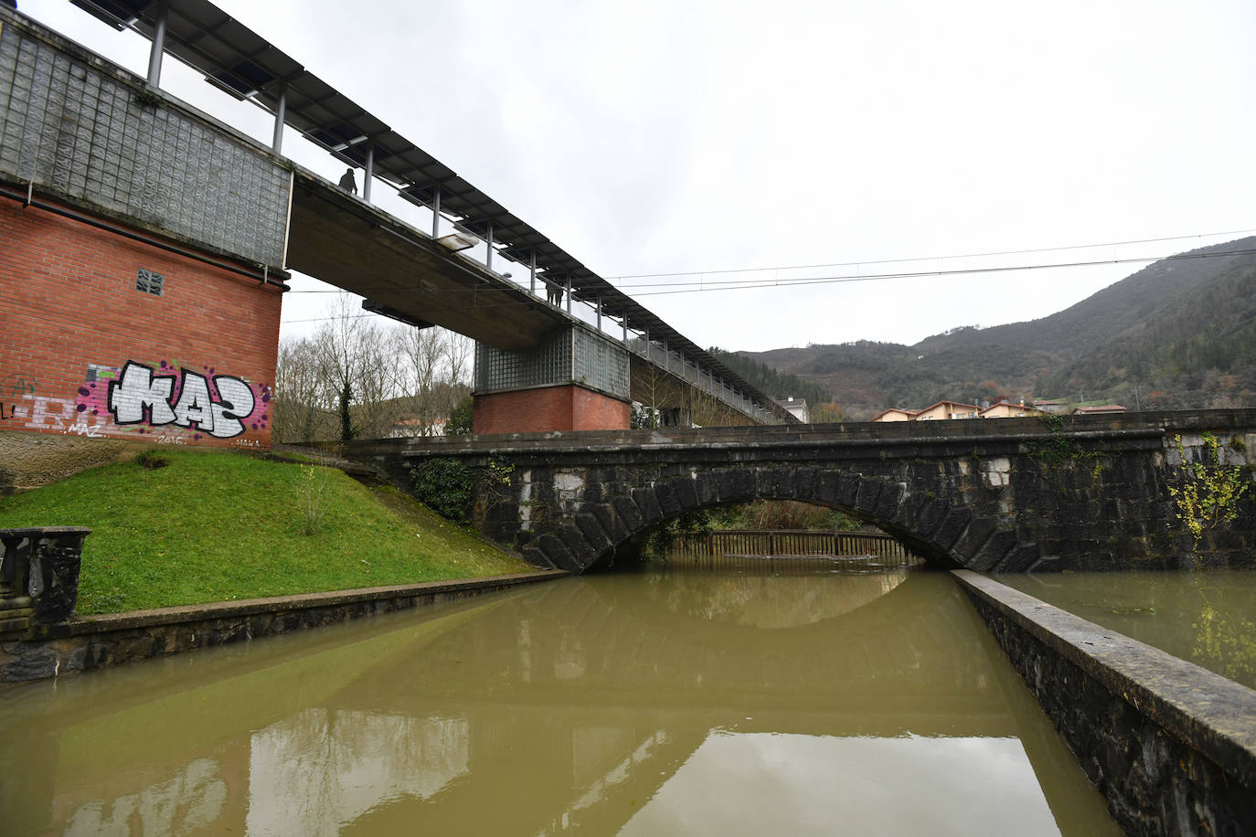 Fotos de las inundaciones en Mendaro