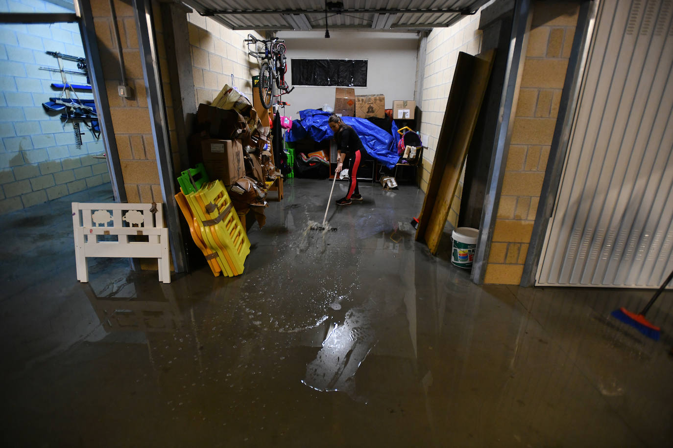 Fotos de las inundaciones en Mendaro