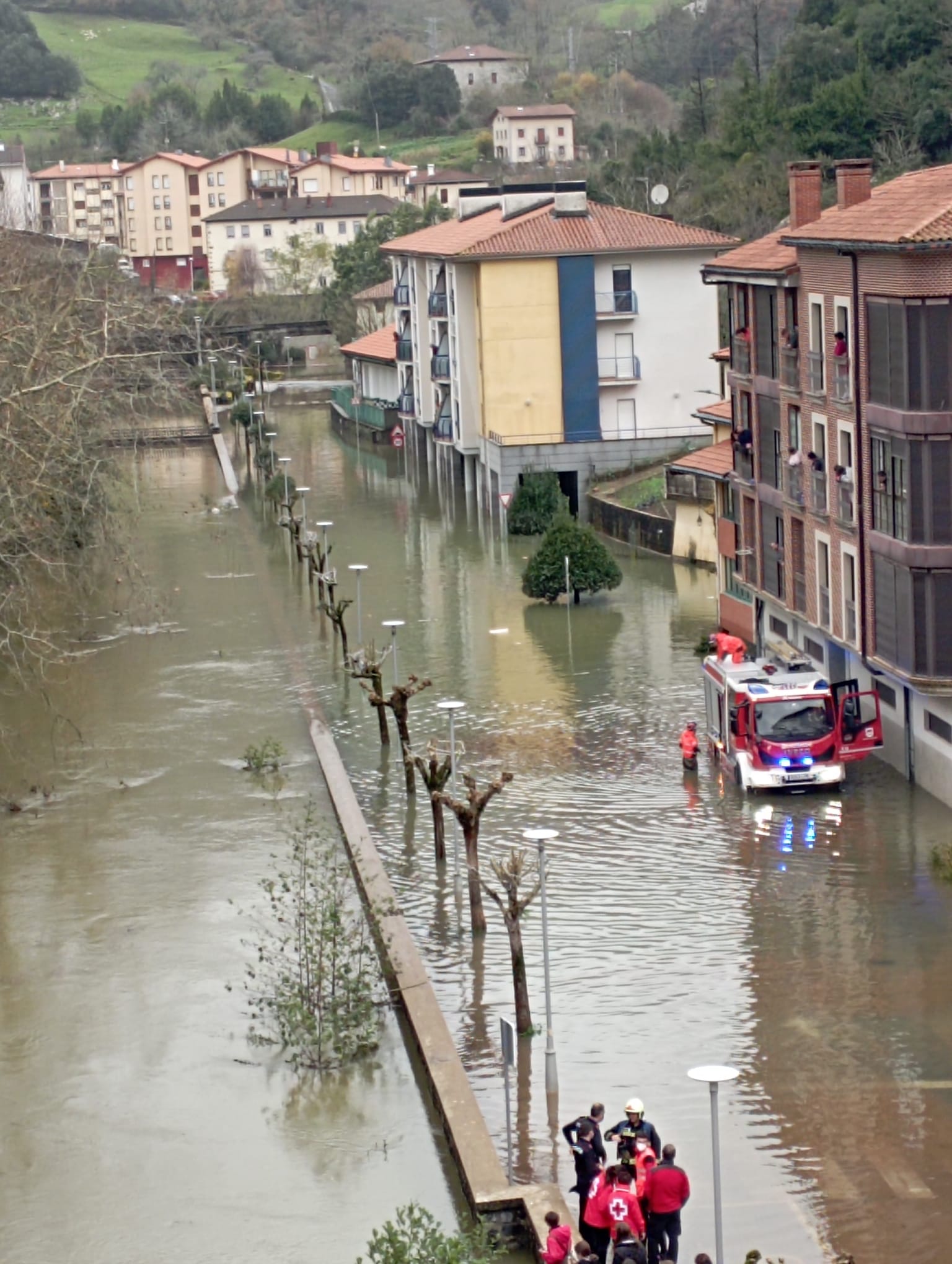 Fotos de las inundaciones en Mendaro