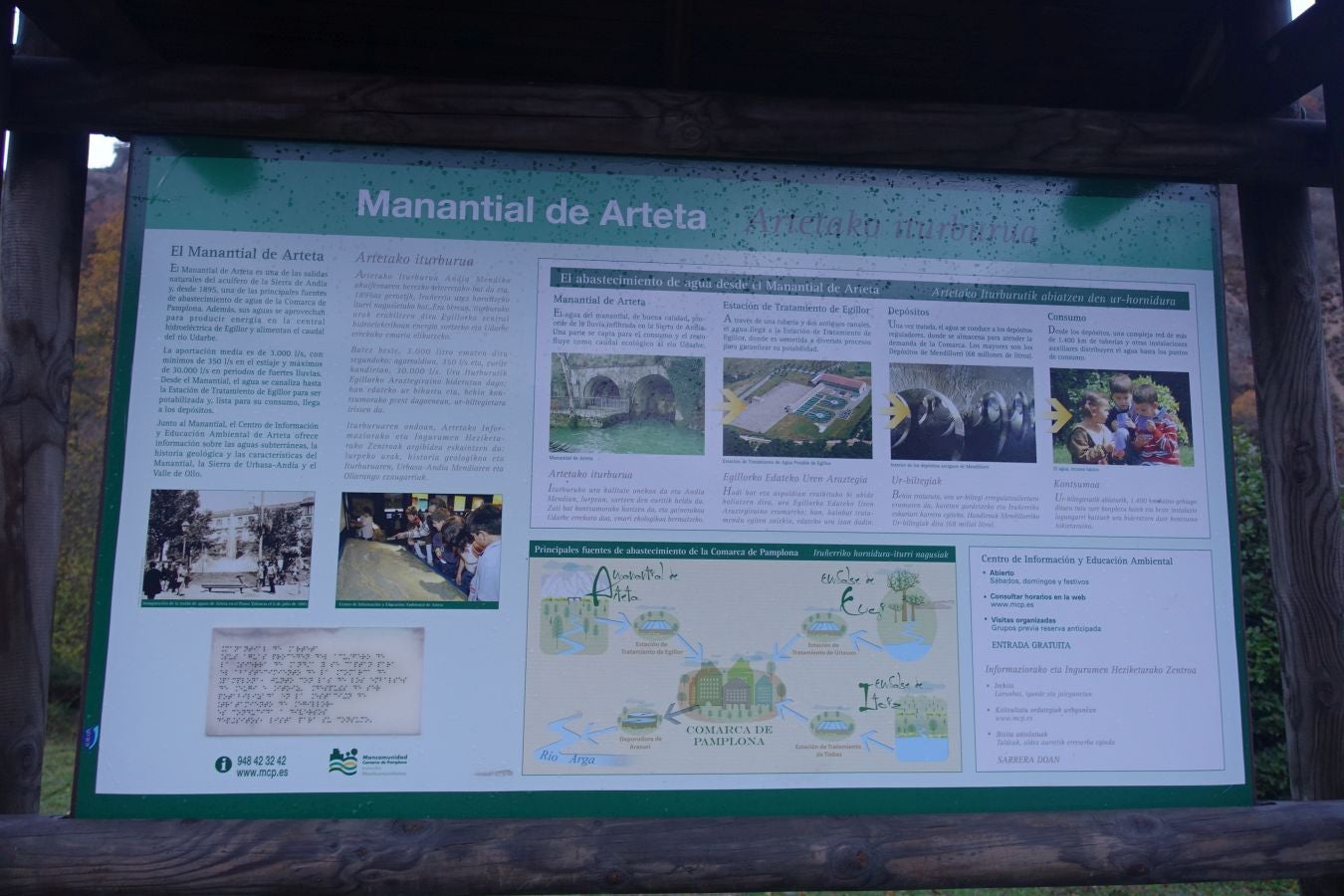 Fotos: Arteta, el poder del agua marca el ritmo