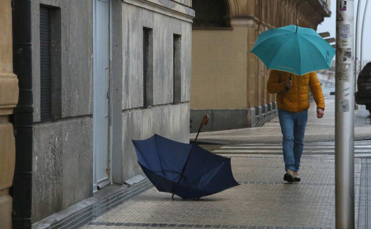 Temporal en Gipuzkoa: Rachas de viento de hasta 130 km/h en Gipuzkoa