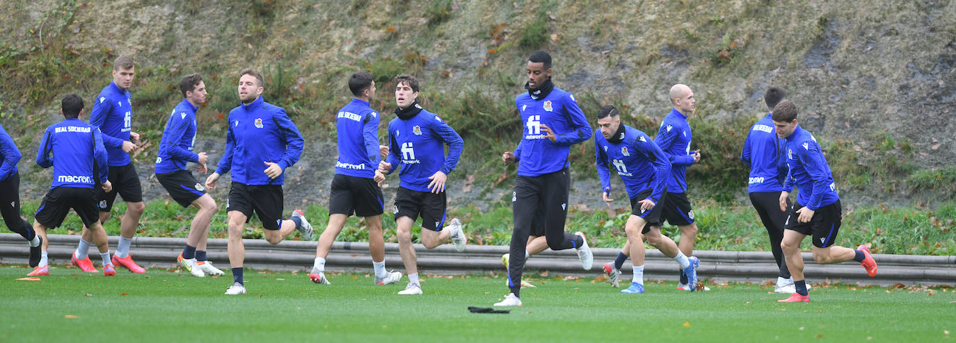 Fotos: Última sesión antes de visitar al Betis