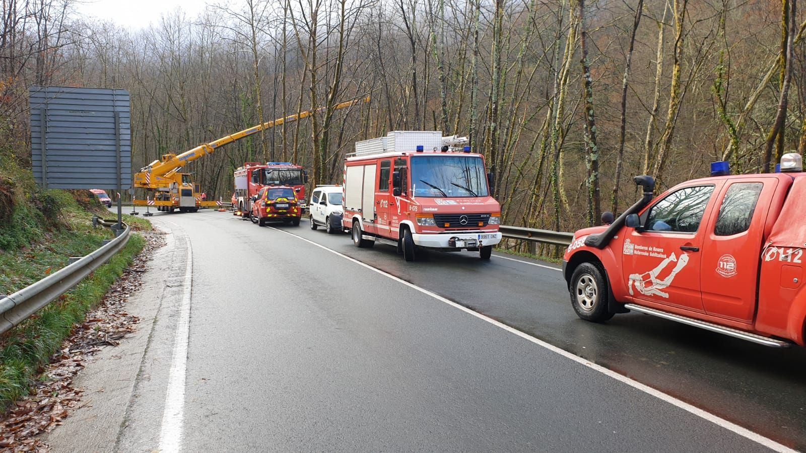 Fotos: Rescatan del río Bidasoa en Lesaka el cuerpo del vecino de Elizondo