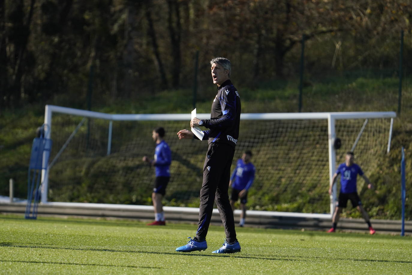 Fotos: Las imágenes del entrenamiento de la Real Sociedad en Zubieta