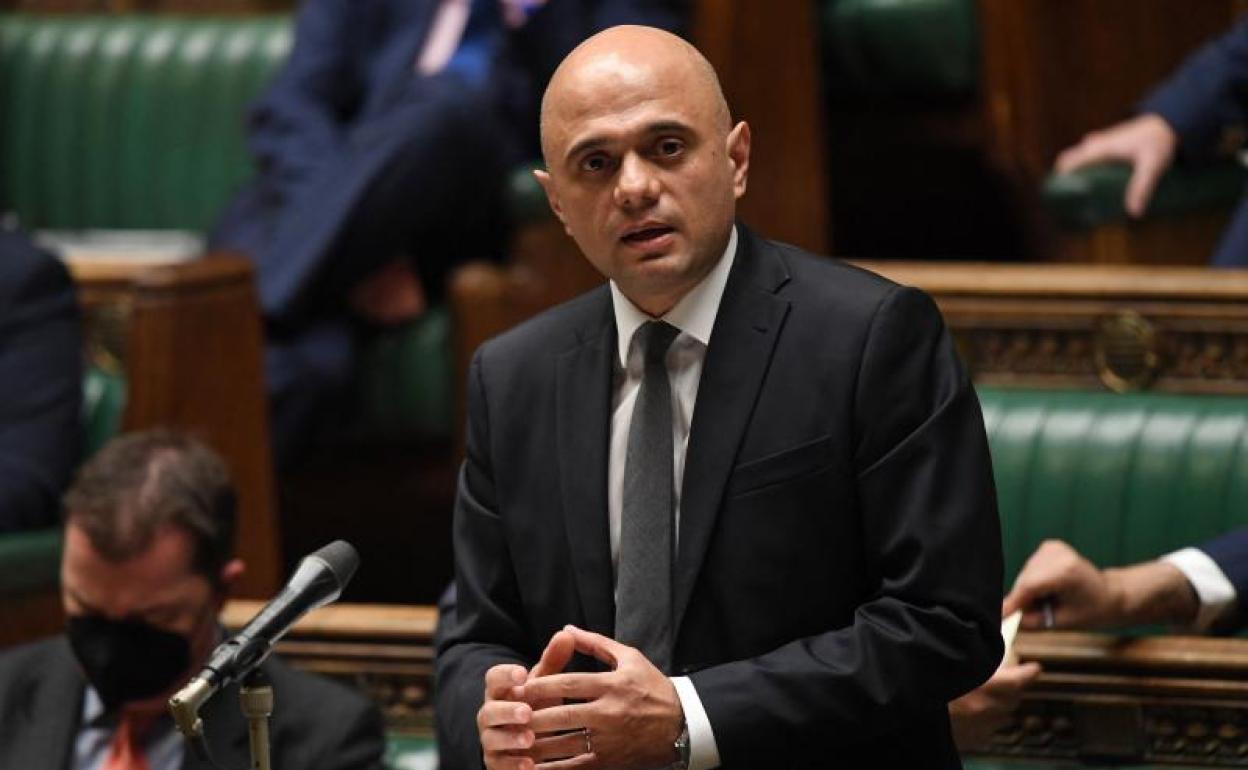 El ministro de Sanidad británico, Sajid Javid.