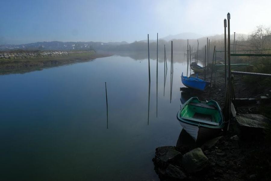 Fotos: Gipuzkoa amanece bajo la niebla