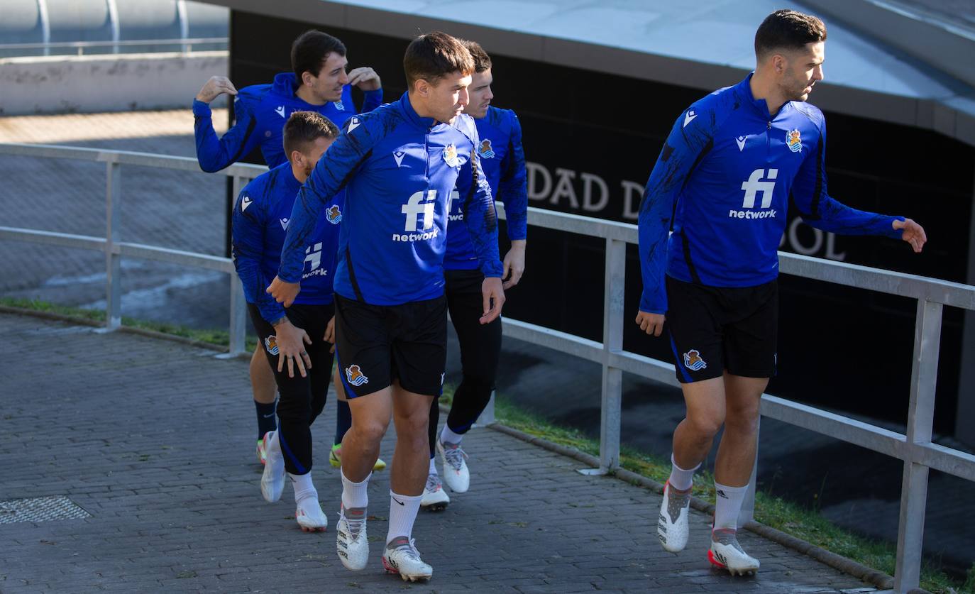 Fotos: Las imágenes del entrenamiento de la Real Sociedad